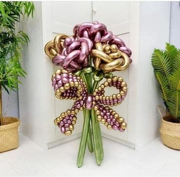 газ баллон кислородный ош сатылат: Цветы из шаров подарки на 8 марта Корзины из шаров букеты с бабочками — 6