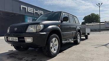 Унаа сатуу: Toyota Land Cruiser Prado: 2001 г., 3 л, Кол менен иштөөчү, Дизель, Жол тандабас — 1