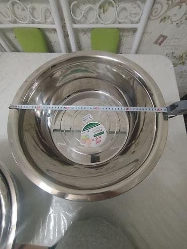 fire maple: Набор из 5 глубоких мисок из нержавеющей стали с крышками Миски — 7