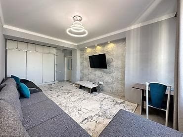 Недвижимость: 1 комната, 51 м², Джал мкр (в т.ч. Верхний, Нижний, Средний) Элитка, 13 этаж, Евроремонт — 3