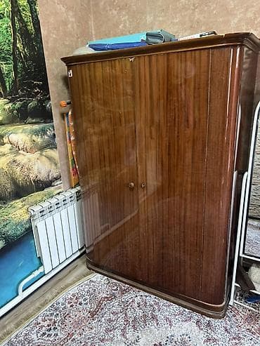 шкаф сатам: Шифоньерлер, кийидер үчүн шкафтар, Түз, Жыгач — 4