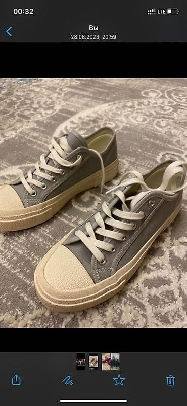 osiris d3: Новые ХБ кеды 
Размер не подошел 
Брала на 38 подойдет на 37 размер — 1