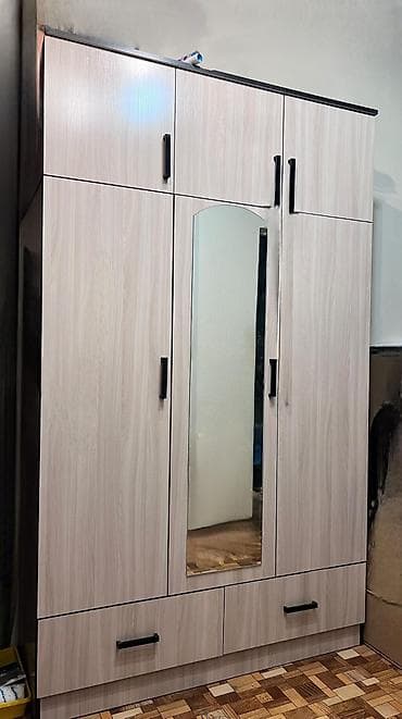 Офисная мебель: Шкаф для одежды, Прямой, ЛДСП — 1