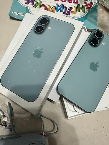 s22 plus: IPhone 16, Б/у, 256 ГБ, Alpine Green, Защитное стекло, Чехол, Кабель, 100 % — 9