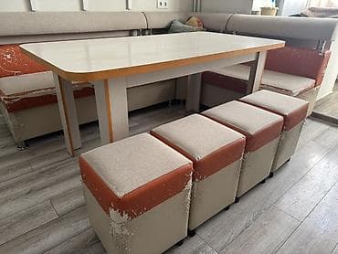 стол стул детский: Кухонный уголок 2200*1700 с большим обеденным 1600*85 столом и 4 — 1