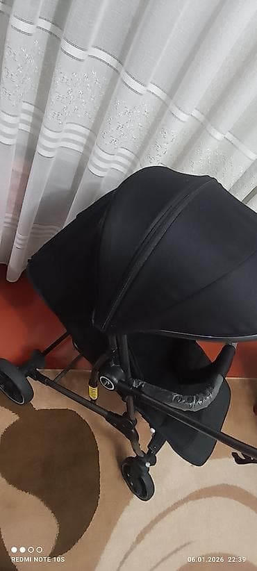 трюковой велик: Коляска, цвет - Черный — 4