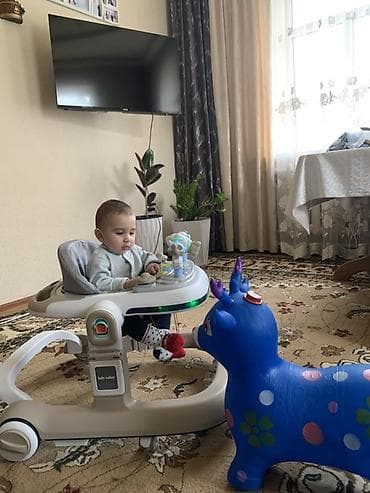 Детские ходунки: Детские ходунки Baby Walker Особенности: - мягкое сиденье со спинкой; — 3