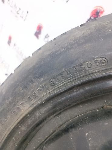 Транспорт: Колесо летнее R16 / 135 / 80, 5x100, штамп (б/у). Описание: - Размер — 4