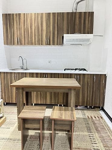 Ашкана гарнитурлары: Ашкана гарнитуру, Колдонулган, түсү - Күрөң, ДСП, Өзү алып кетүү — 2