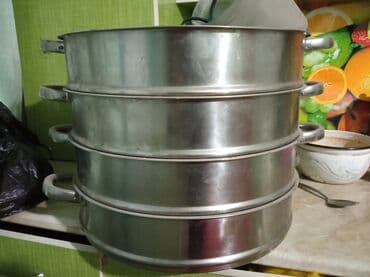 чайники со свистком: Мантышница Мантоварка без крышки и без кастрюли очень большая. В — 3