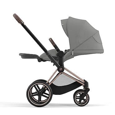 Коляска прогулочная Cybex (серия Priam )в стильном сером цвете с шасси