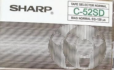 intel core i3: Аудиокассета SHARP C-52SD - Тип ленты: Normal (Type I), Tape Selector — 1