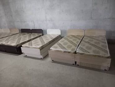 спалный двух: Двуспальная кровать, Новый, С матрасом, длина - 190 см — 7