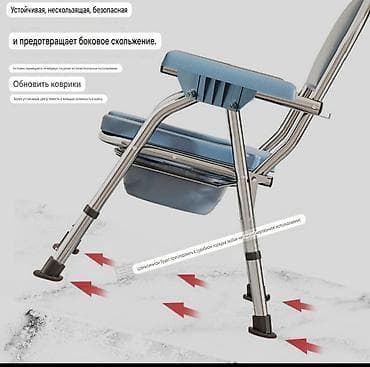 ахмат сила: Кресло-туалет (комод) в «больничном» стиле - Усиленная складная — 3