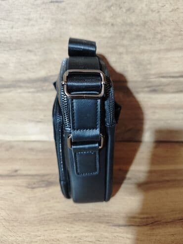 сумка и кошелек набор: Барсетка, Материал: Натуральная кожа, Новый — 2