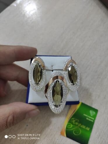 свадебные наборы ручной: Набор украшений, Проба 925, Женские, Новый — 6