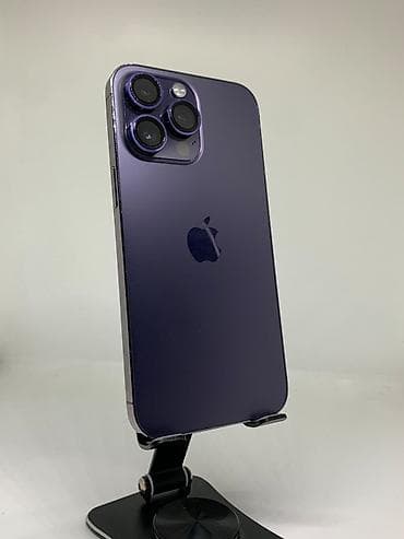 Техника жана электроника: IPhone 14 Pro Max, Колдонулган, 512 ГБ, Deep Purple, Коргоочу айнек, Каптама, 90 % — 1