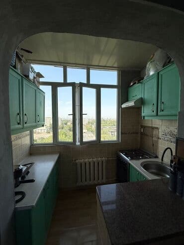 продаю связи с переездом: 3 бөлмө, 64 кв. м, 106-серия, 9 кабат — 13