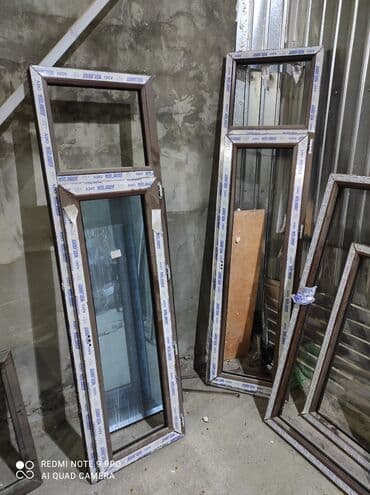 пластиковые витражи: Продаю новые окна,но без стекол Шоколадный пластик хорошего качества — 3