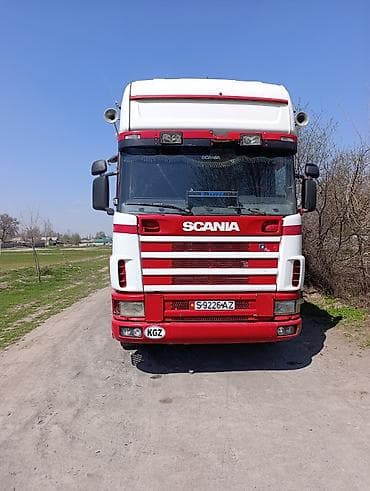 Тягач, Scania, Тентованный