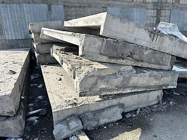 Железобетонные ребристые плиты перекрытия. Отдам бесплатно самовывоз at lalafo.kg Железобетонные ребристые плиты перекрытия. Отдам бесплатно самовывоз