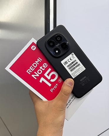 Redmi, Redmi Note 15 Pro Plus, Б/у, 512 ГБ, цвет - Черный, В рассрочку, 2 SIM