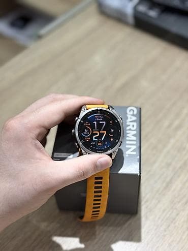 Garmin Fenix 8 Размер 47m Цвет Gray, titanium, orange Garmin Fenix 8