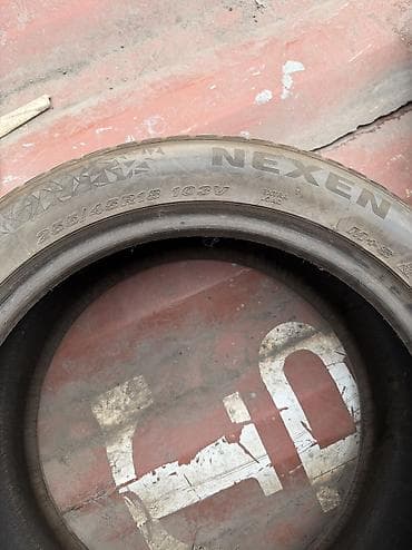 385 55: Шины 255 / 45 / R 18, Зима, Б/у, 1 шт, Легковые, Корея, Nexen — 2