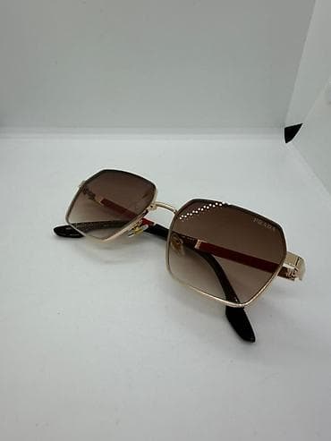 watch active: Солнцезащитные очки очки, Prada, Унисекс, Квадратные, Линзы градиентные — 1