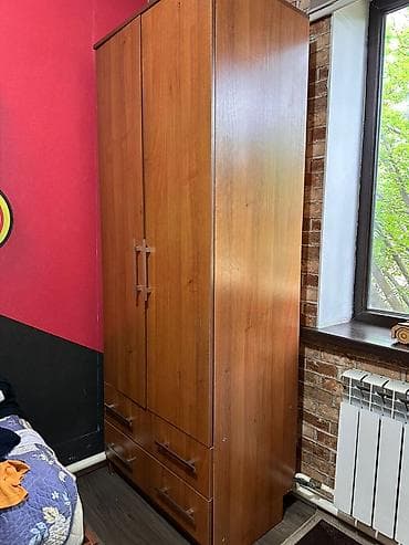 Шифоньерлер, кийидер үчүн шкафтар, Түз, ЛДСП