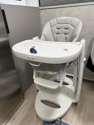 tutis gio: Стульчик для кормления, Новый, Peg perego, Трансформер, цвет - Серый, Бесплатная доставка — 1