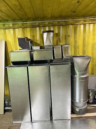 клейка пакетов: Жестяные работы, Вентиляция — 5