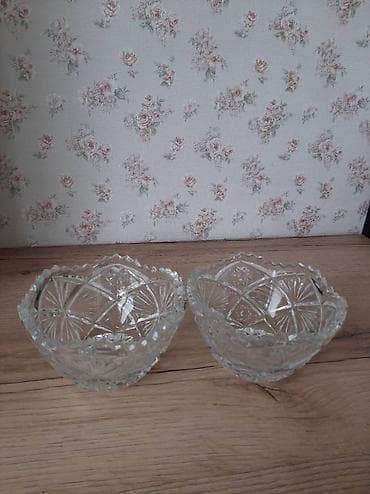 Продам вазочки хрустальные 2 штуки, небольшие, в отличном состоянии — 3