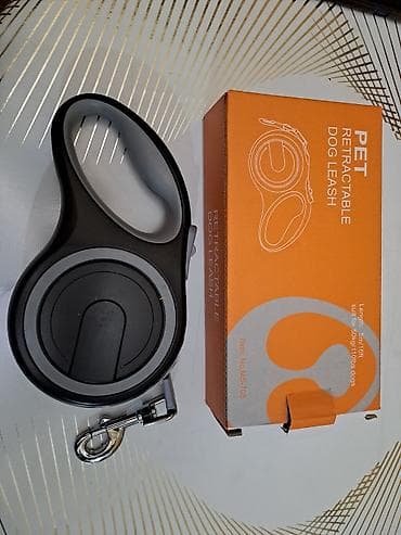 тапа лапки: Автоматический поводок-рулетка для собак - Модель: PET Retractable — 1