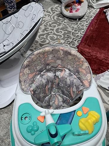 Автокреслолор: Детские ходунки-трансформер с игровой панелью - Формат 2-в-1 — 6