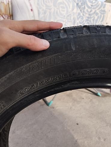 зимний шина: Шины 205 / 55 / R 16, Зима, Б/у, Комплект, Легковые, Япония, Bridgestone — 2