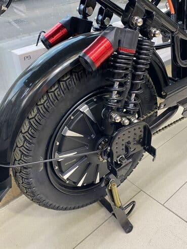 купить электро мотоцикл: Электроскутер городского типа - Прочная рама и широкое мягкое седло - — 4