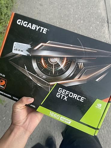 видеокарты 1660: Видеокарта для ПК, Б/у, Gigabyte, GeForce GTX, 6 ГБ — 1