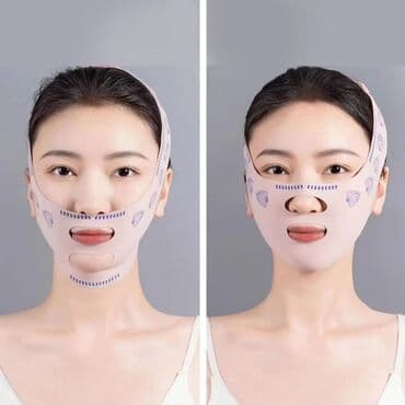 Медициналык кийим: Бандаж для лица Лицевой бандаж Многоразовый косметический бандаж для — 6