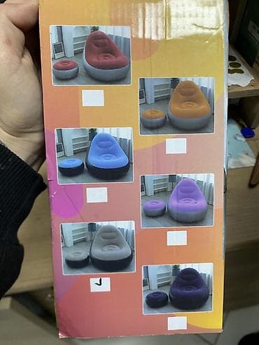 надувные кресла: Надувное кресло, Новый, Бесплатная доставка, цвет - Серый — 2