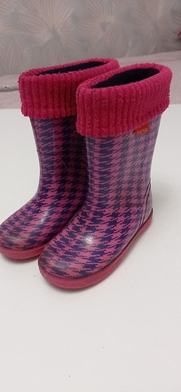 резиновая обувь: Сапоги деткие резиновые 26-27 Польша. с лёгким утеплением. самовывоз 6 — 1