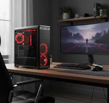 клавиатура мышь для телефона: Корпус ПК, Б/у, цвет - Черный — 1