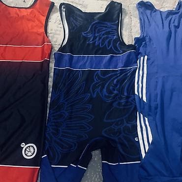 шорты для мма: Комплект борцовских трико (3 шт.) - Тип: мужские/юношеские трико для — 6