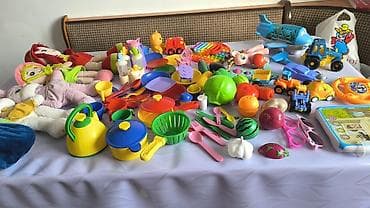 ххх детей: Большой набор детских игрушек и аксессуаров Состав: - Мягкие игрушки — 3