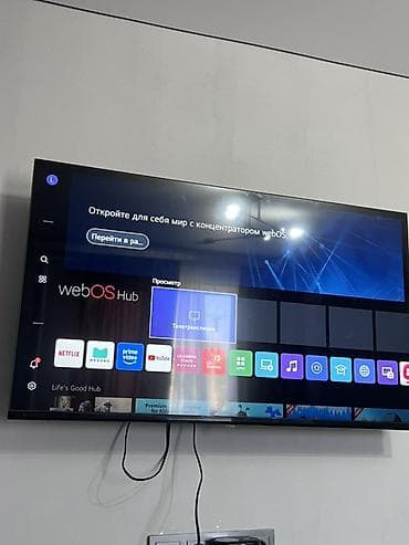 sharp aquos: Смарт‑телевизор с платформой webOS Hub - Диагональ примерно 43–50" — 1