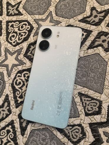 redmi 10 t: Redmi, Redmi 13C, Б/у, 128 ГБ, цвет - Голубой, 2 SIM — 1