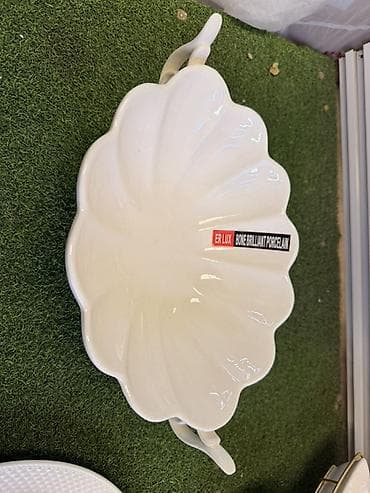 Фарфоровое блюдо ERLUX из костяного фарфора - Материал: Bone China