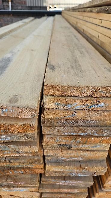 Дом и сад: Доски, Обрезные, Для строительства, Сосна, Черновые — 1