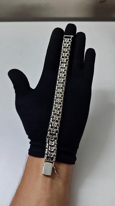 Браслет "Император" Серебро 925 проба Вес 38 Грамм Длина 21 см