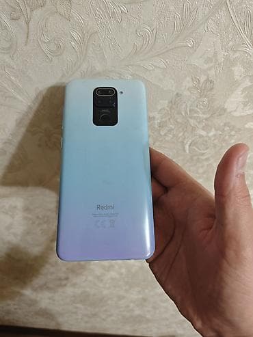 Техника и электроника: Redmi, Redmi Note 9, Б/у, 128 ГБ, цвет - Голубой, 2 SIM — 2